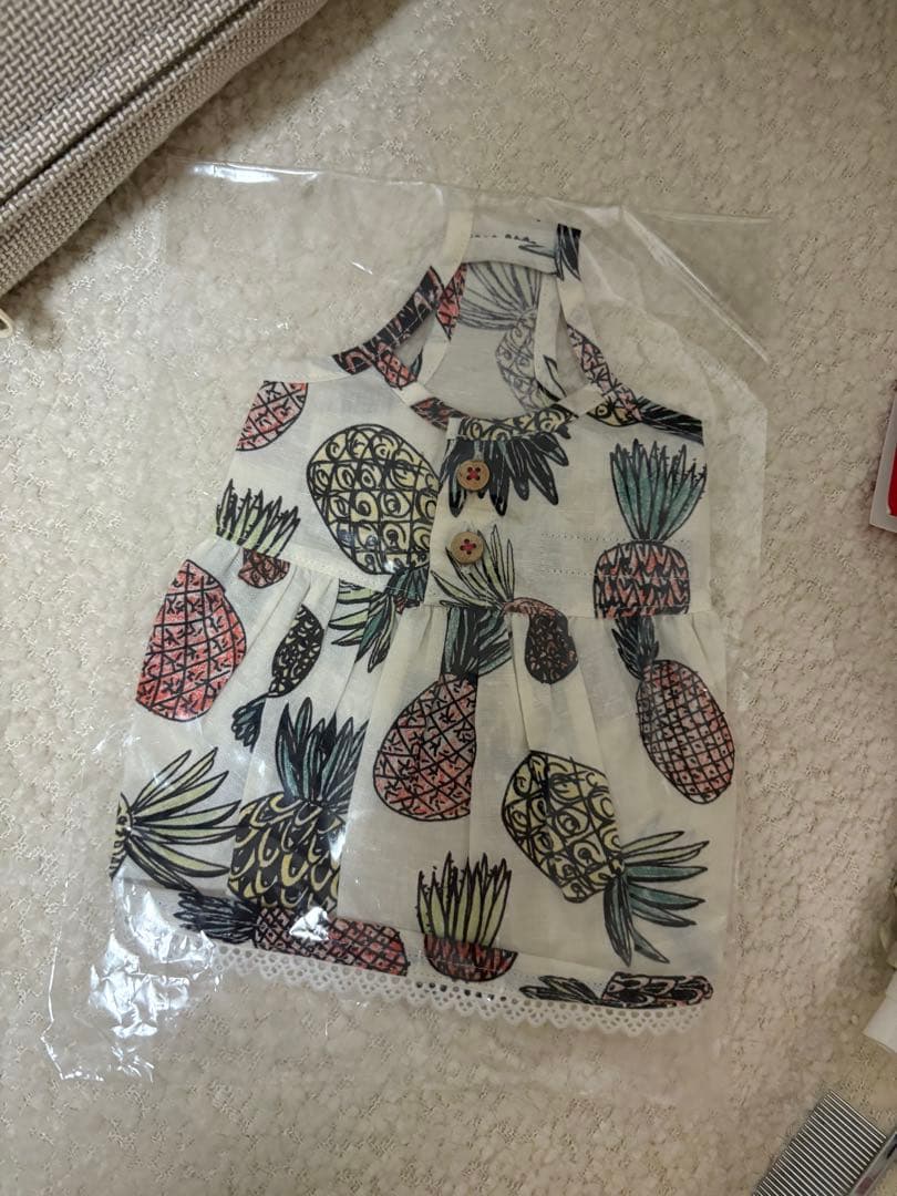 アトリエggキャミワンピース新品 18 パイナップル柄