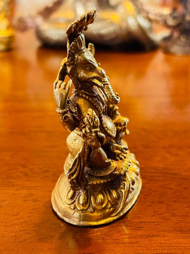 新品 送料無料 ガネーシャ 置物 チベット密教 ガネーシャ神様 ヒンドゥー教c