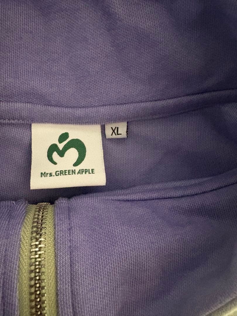 Mrs. GREEN APPLE スプリンググッズ ハーフジップ スウェットXL