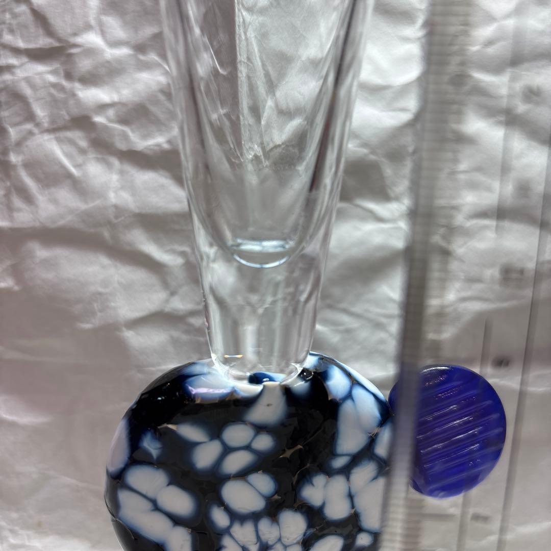 KOSTA BODA ガラスベース 黒・白・青