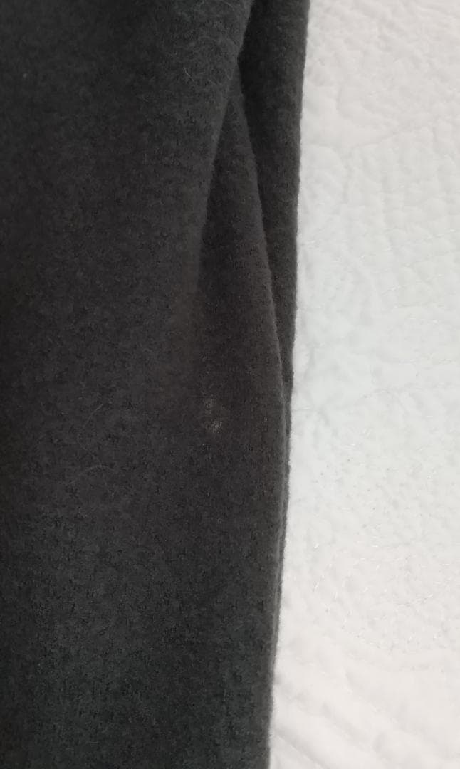 ヨーガンレール☆ラム圧縮ウールゆったりガウチョPT☆薄墨☆小さな難ありです