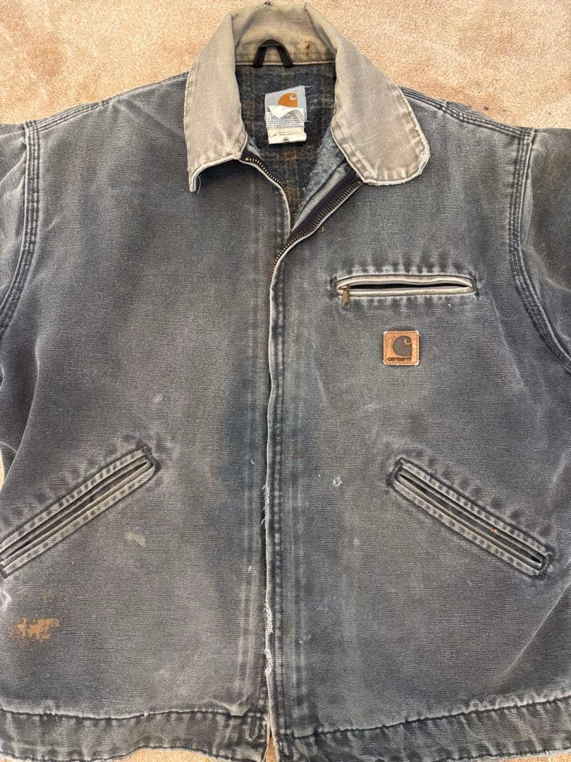 A*i様 【希少】CarharttデトロイトジャケットJ97PTLフェードグレー