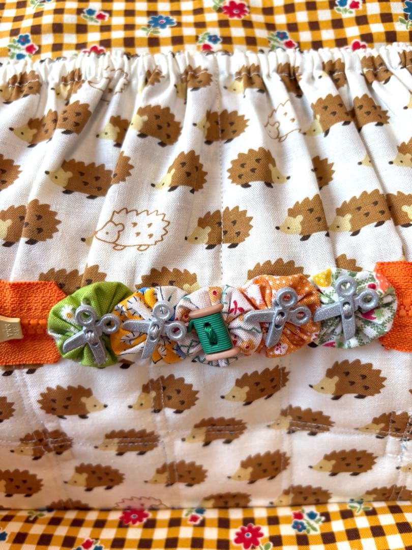 オーダー品ご確認用‼️♥︎ハンドメイド♥︎ミックルペペパッチワークBIGバニティポーチ