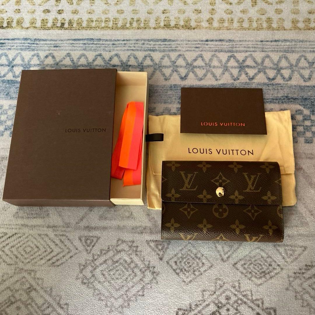 ルイヴィトン モノグラム　3つ折り　レディース財布