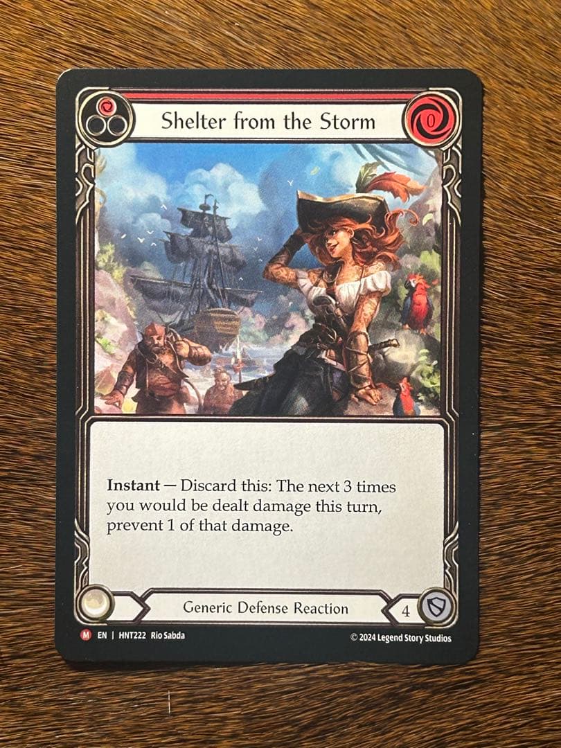 FaB 嵐からの避難/Shelter from the Storm 英語