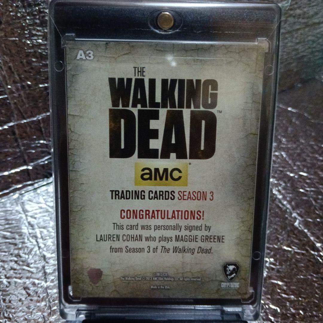 ウォーキングデッド walking dead サインカード 直筆サイン マギー