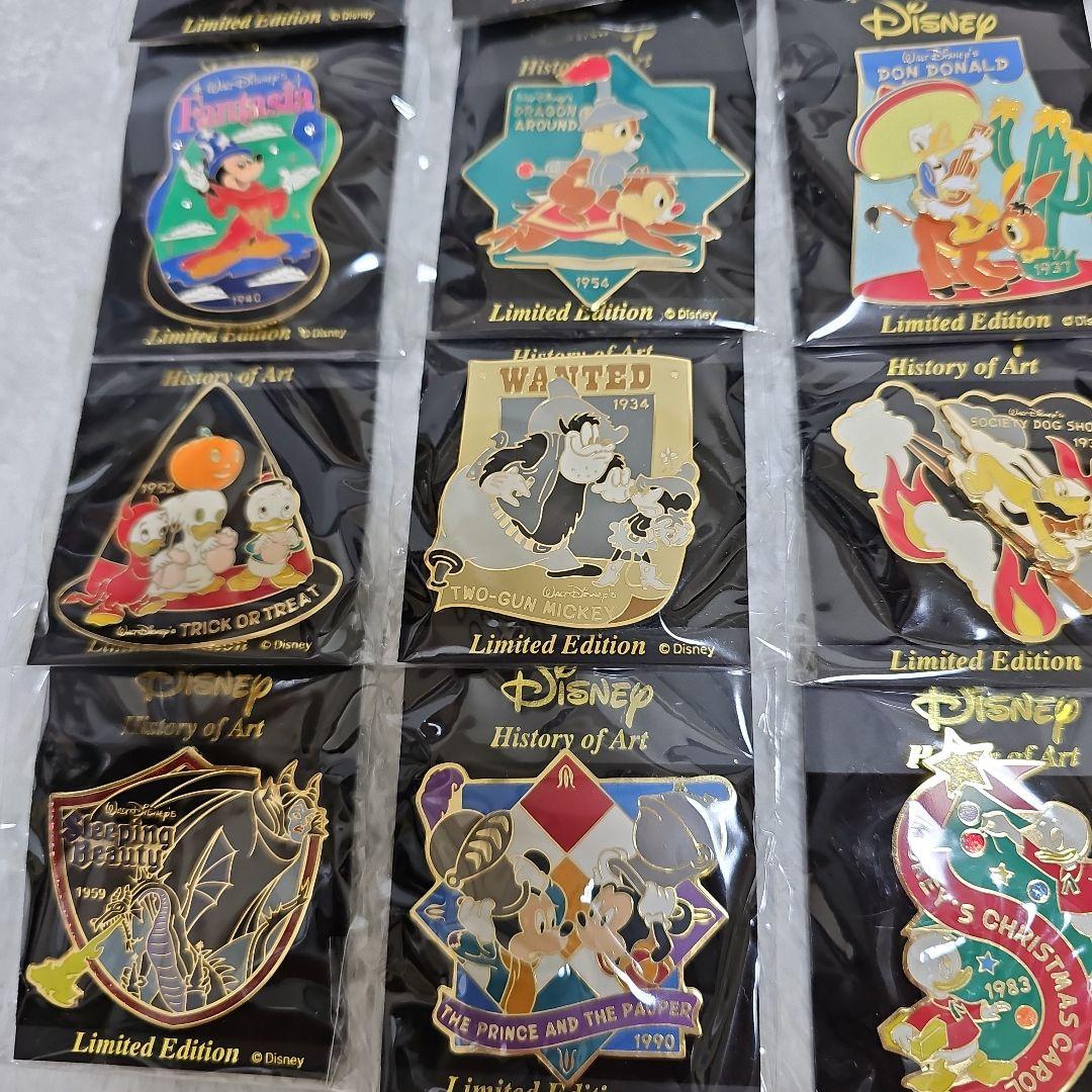 Disney History of Art キャラクター 限定ピンバッジ