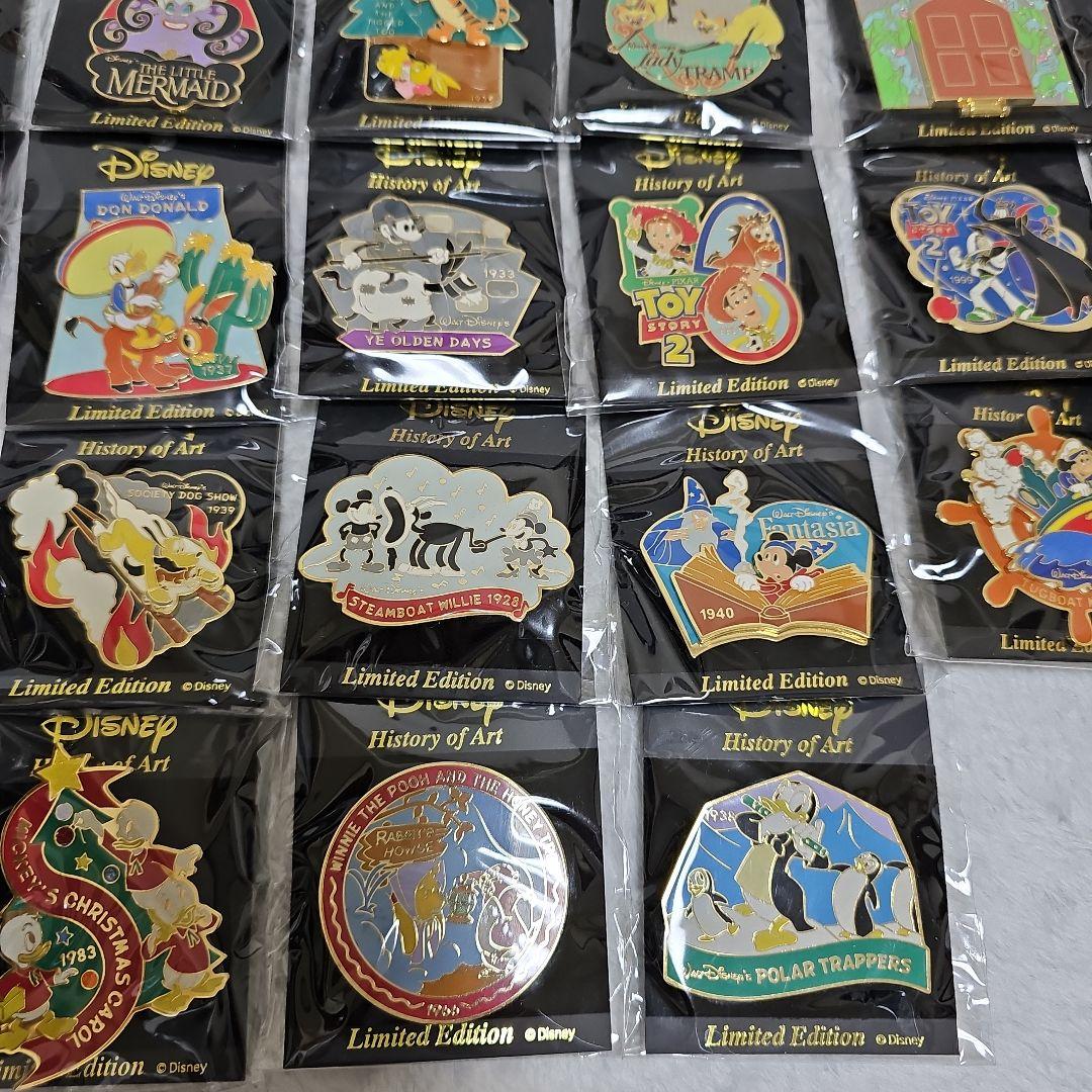 Disney History of Art キャラクター 限定ピンバッジ