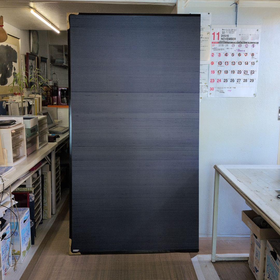 源氏物語の屏風絵。岡田泰水作。良品。