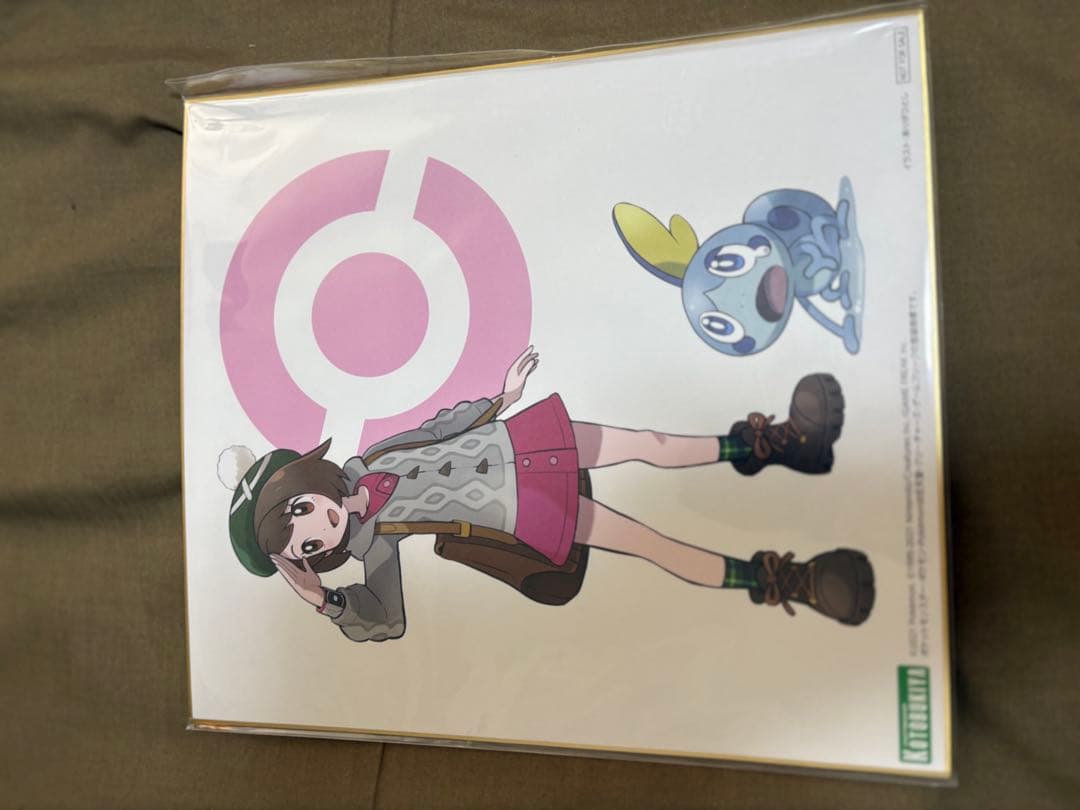 【新品未開封】ポケモン ユウリ withメッソン 色紙付き