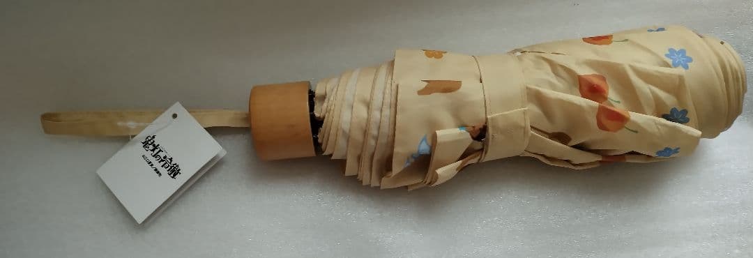 e＋＋鬼灯の冷徹＋＋　シロ　&　柿助　&　ルリオ　&　芥子　折りたたみ傘