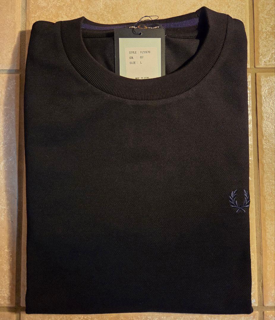 SHIPSフレッドペリー/ピケ素材/長袖Tシャツ