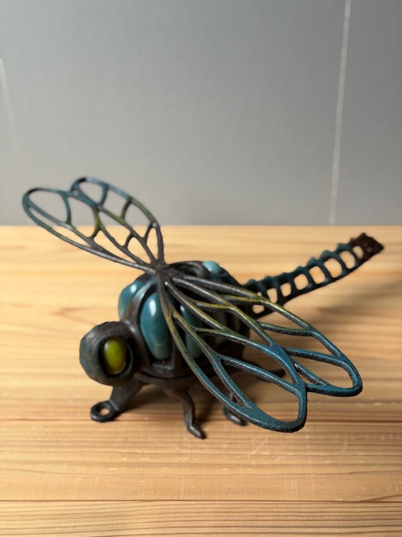 ドラゴンフライ　キャンドルホルダー　アイアン