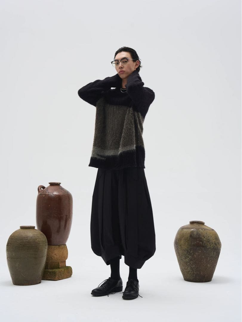 【モード】7440 37 1 サーカスバルーン9部丈パンツ