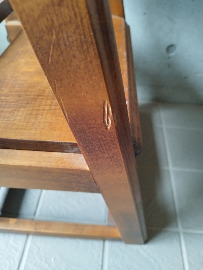 アンティーク　踏み台　木製　折りたたみ