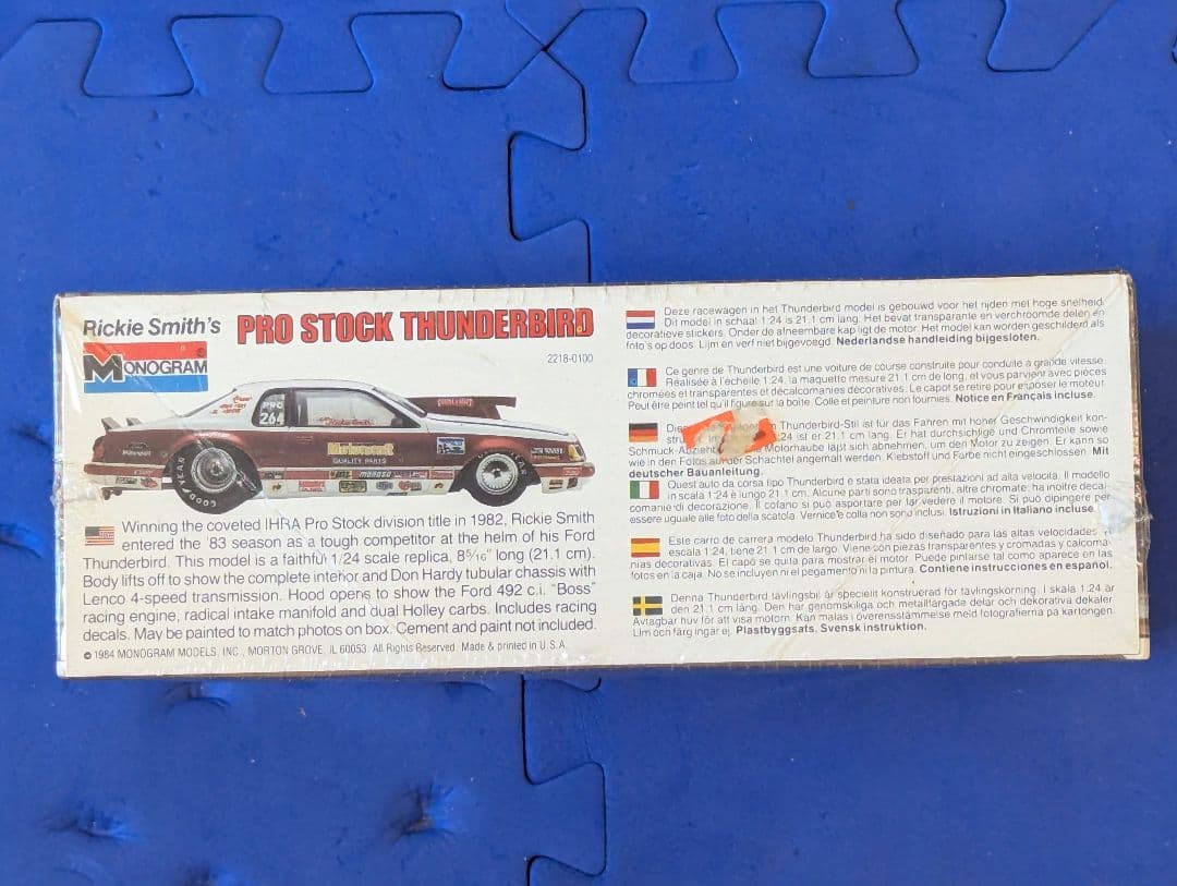 自動車 Rickie Smith's ProStock Thunderbird 1/24