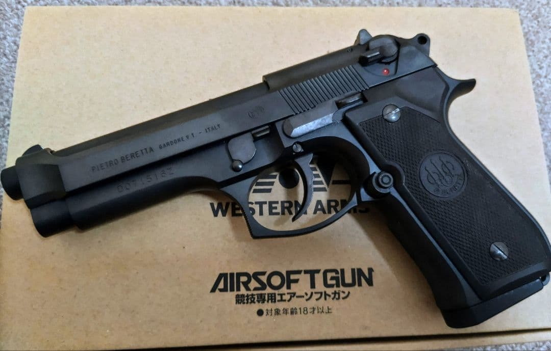 WA ウェスタンアームズ ベレッタM92FS ダイハード ガンブラック