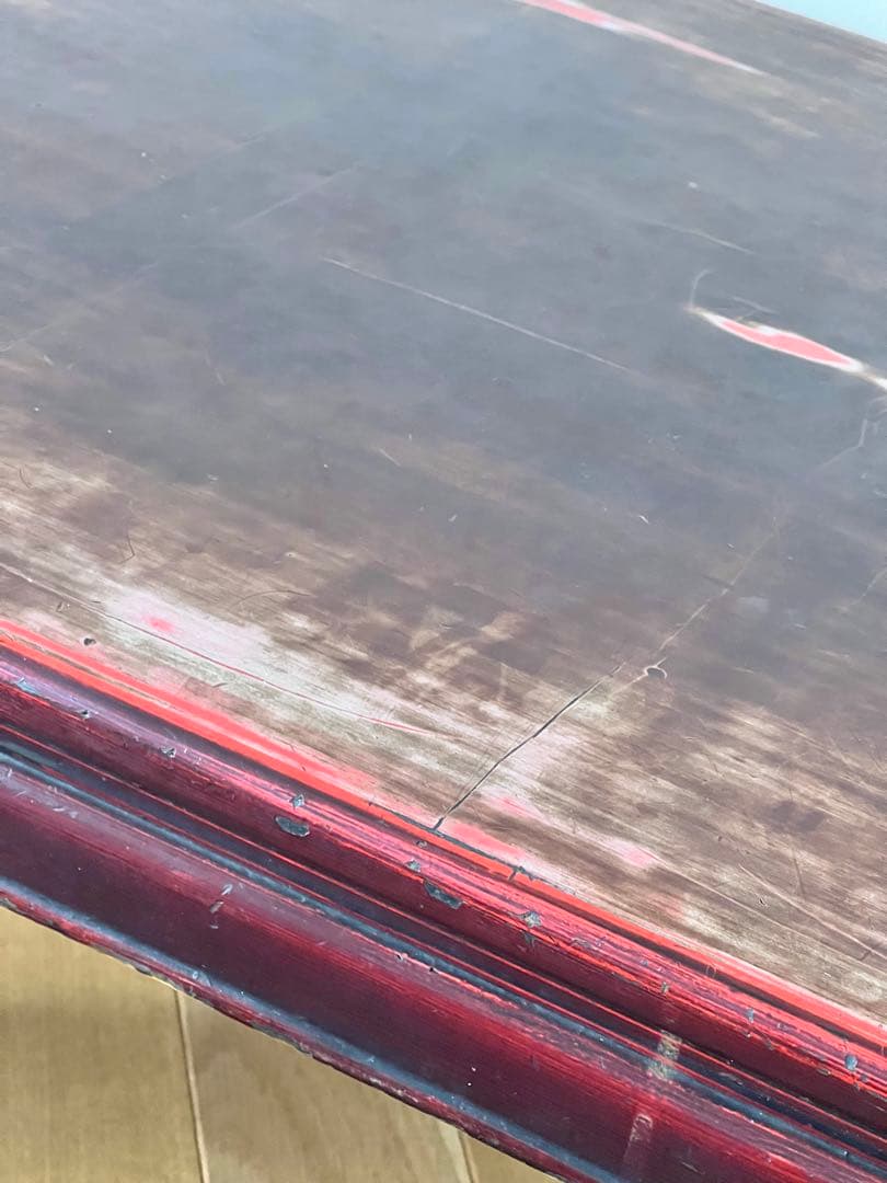 漆塗り 座卓 机 テーブル ちゃぶ台 古家具 昭和レトロ