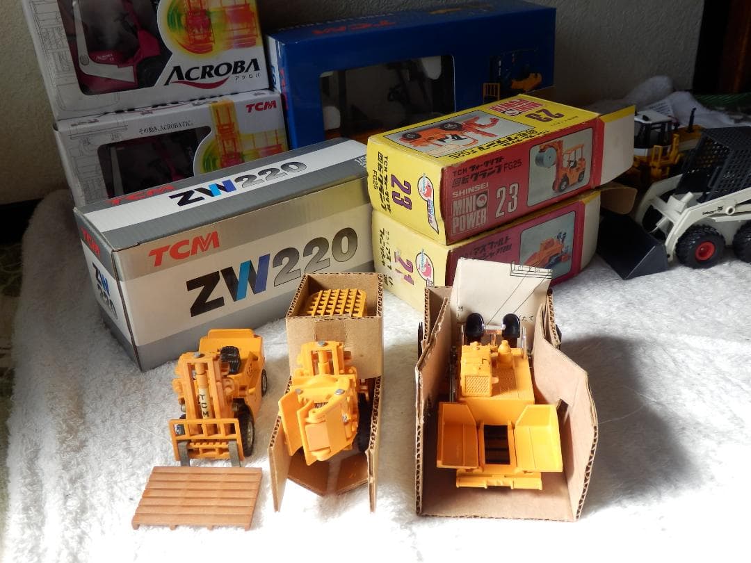 ⭕️非売品❤️当時物★新品❤️働く車セット★TCM★シンセイ★日本製