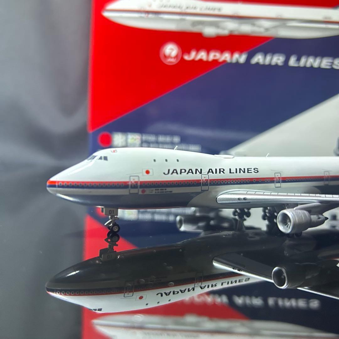 Hxmodel JAL B747-100 JA8101 1/400 スタンド付
