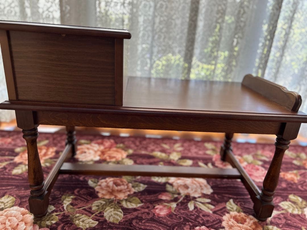 karimoku カリモク　テレフォンベンチ　レトロ