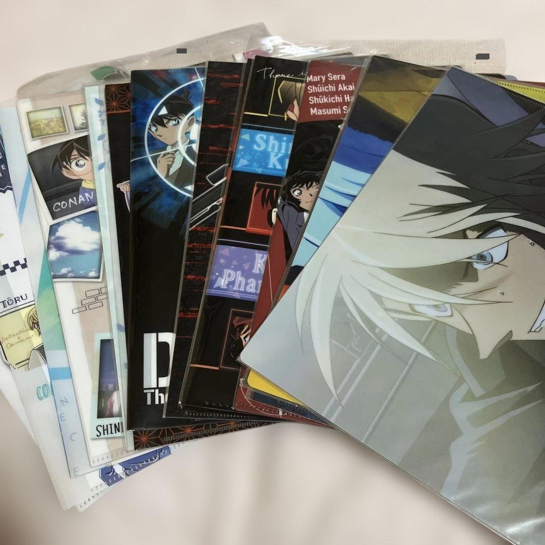 名探偵コナン クリアファイル　クリアフォルダー　チケットファイル　まとめ売り