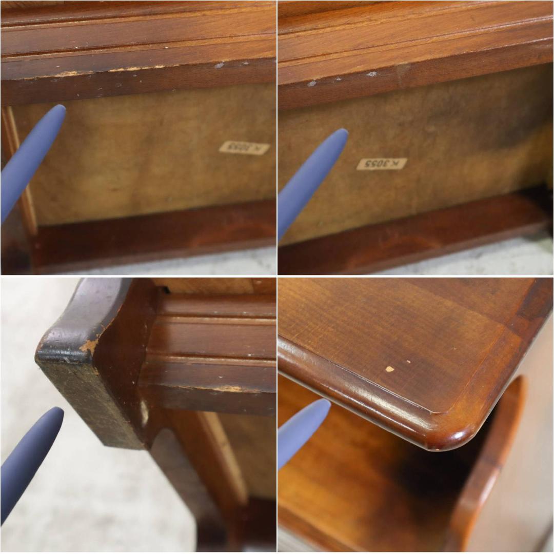 カリモク家具 コロニアル 電話台 FAX台 花台 引き出し付き クラシカル家具