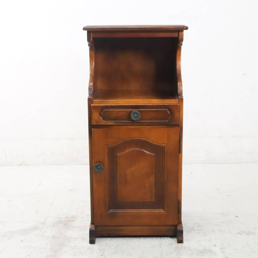 カリモク家具 コロニアル 電話台 FAX台 花台 引き出し付き クラシカル家具