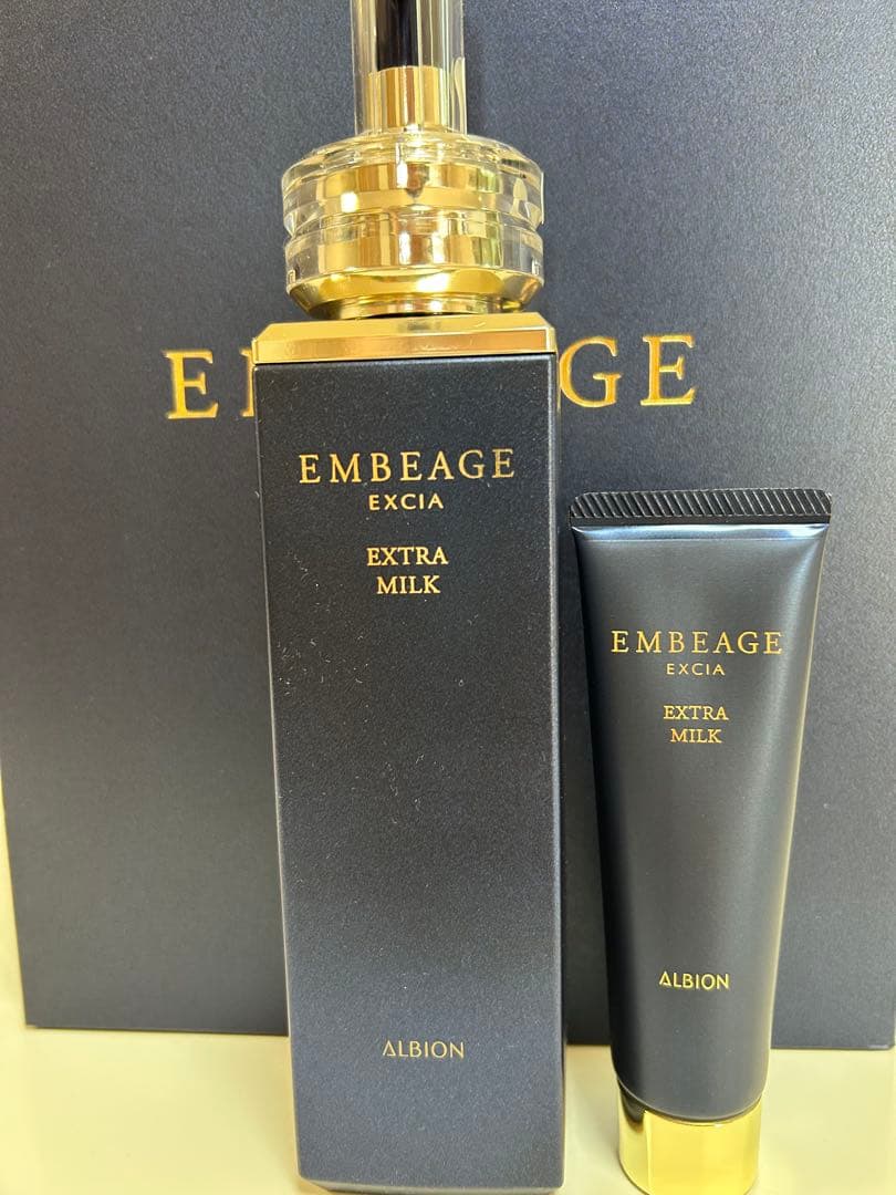 乳液・ミルク ALBION EXCIA EMBEAGE EXTRA MILK 200g&30g