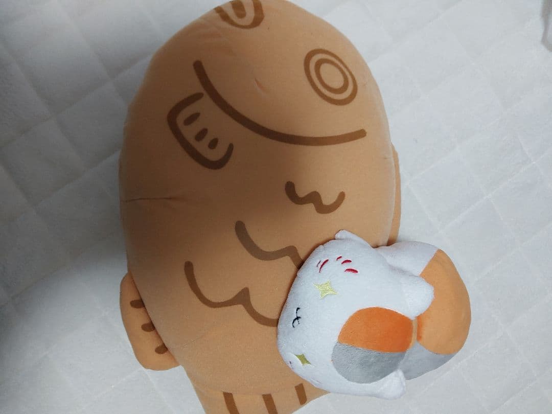 一番くじ　夏目友人帳　にゃんこ先生　クッション　エビフライサンド　たい焼き