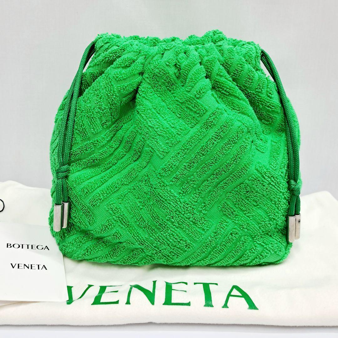 BOTTEGA VENETA ボッテガ ポーチ 緑 巾着 niko∞2525