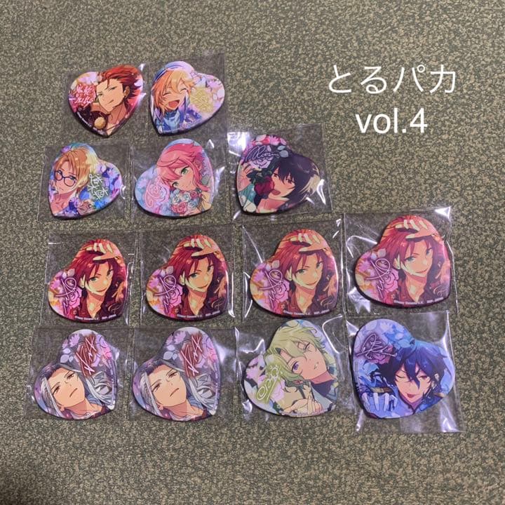 あんスタ とるパカ vol.4 ハート缶バッジ マット缶　ハート缶