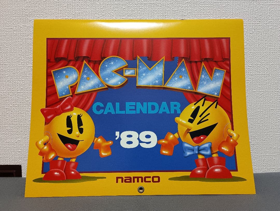 ナムコ　1989年 パックマンカレンダー