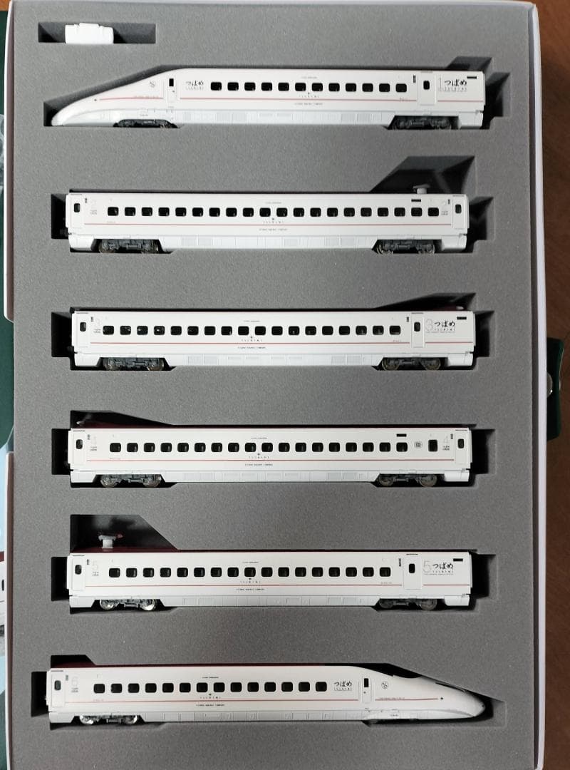 26　Nゲージ 九州新幹線800系つばめ　6両セット　室内灯付　【即購入可】