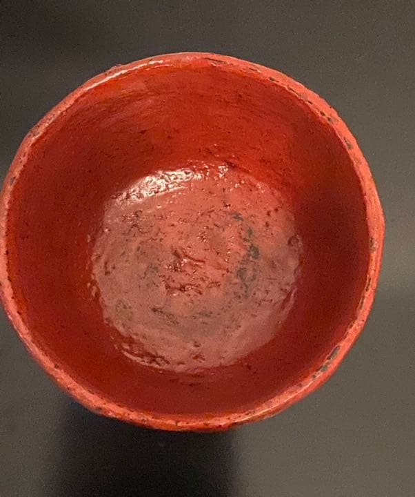 松﨑融　漆椀　抹茶椀　根来塗漆椀　李朝