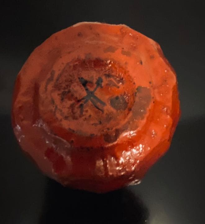 松﨑融　漆椀　抹茶椀　根来塗漆椀　李朝