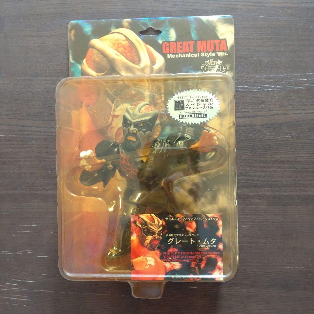 フィギュア プロレス グレート・ムタ 黒 カード付 限定版