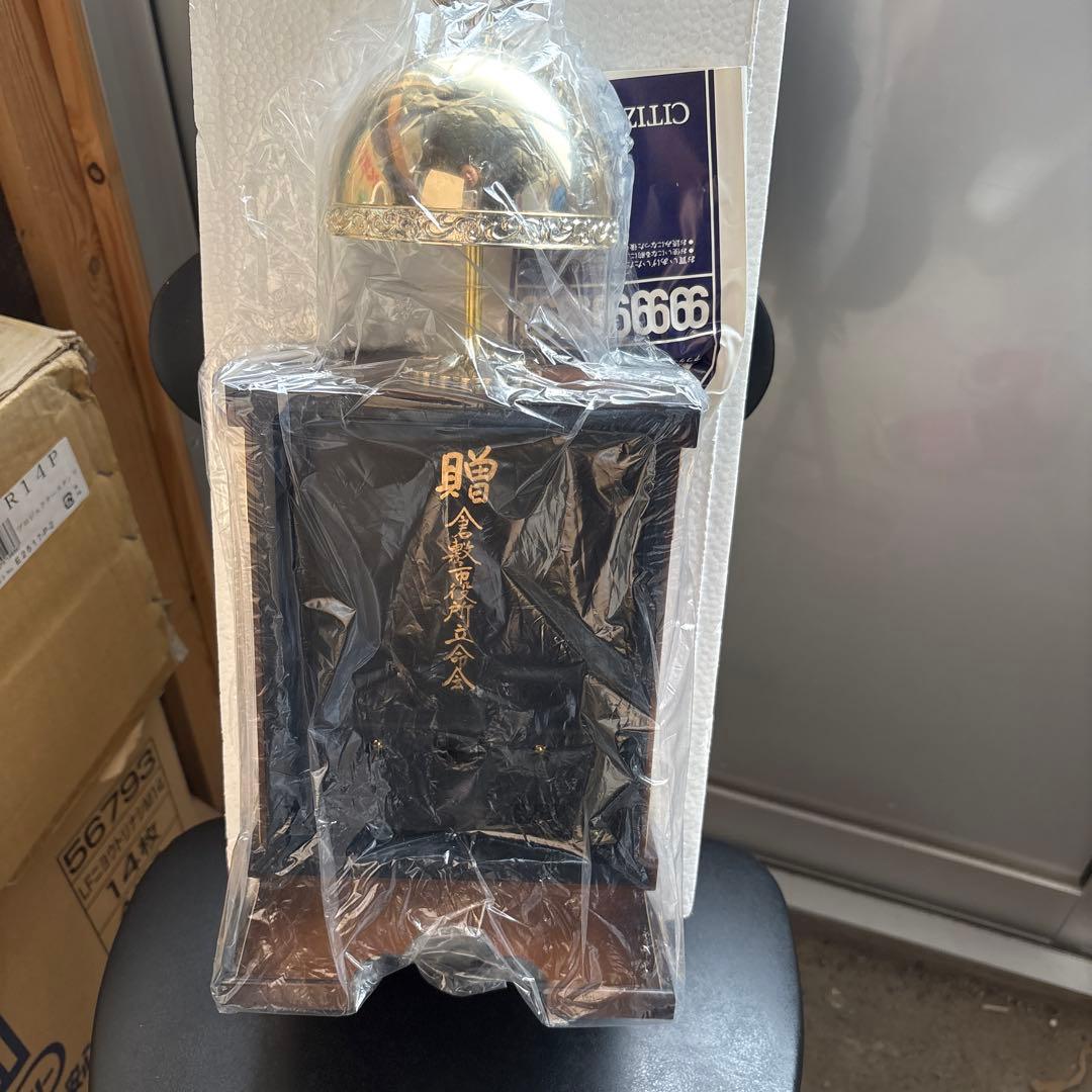 贈呈用鐘 黒/金