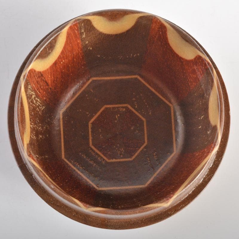 茶道具　箱根寄木細工　棗　V　R6988