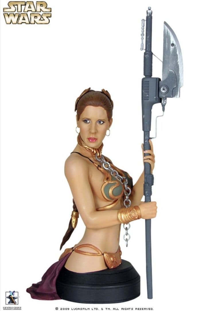 新品 プリンセスレイア ミニバスト 胸像 フィギュア スターウォーズ スレイブ版