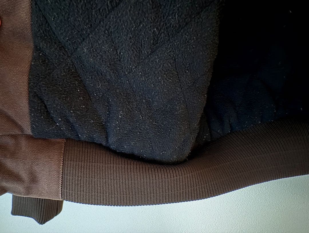 Carhartt アクティブジャケット S ダーク ブラウン ブルゾン パーカー