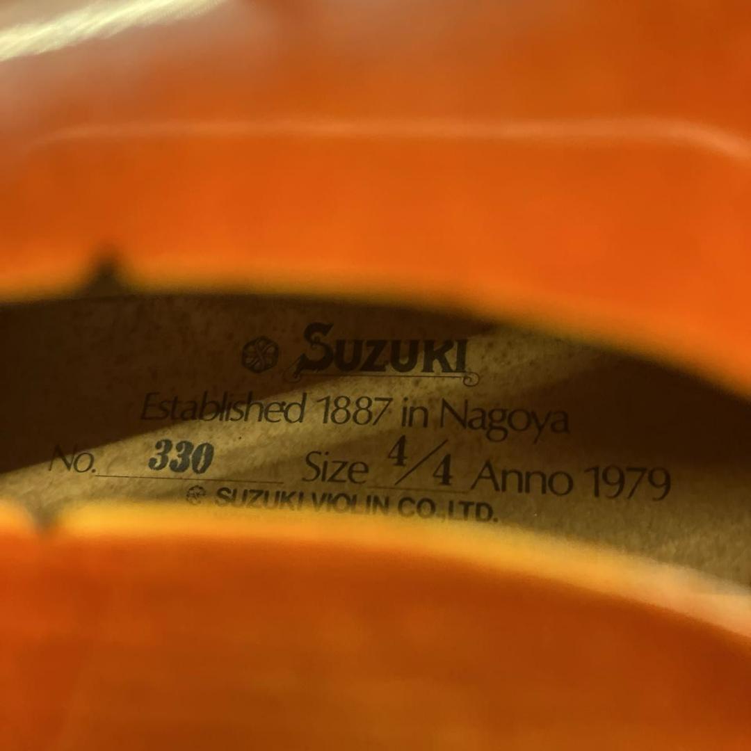 SUZUKI バイオリン No.330 4/4 Anno1979 スズキ