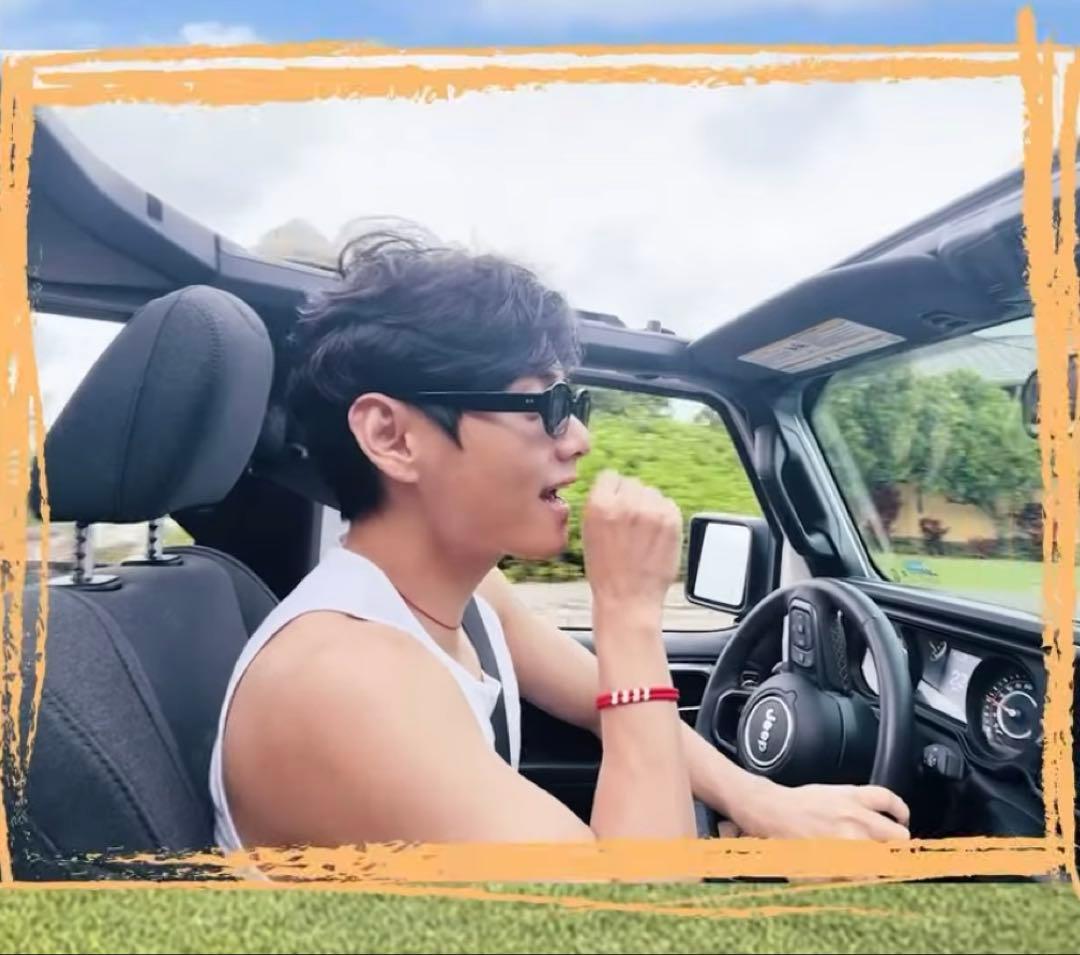 BTS テテ 韓国 SAVE ONE 緊急救護 ブレスレット V センイル