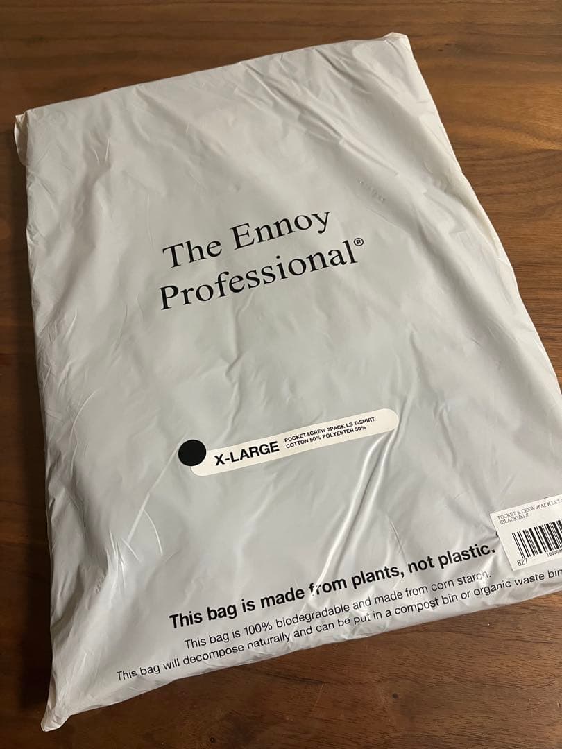 トップス ennoy POCKET & CREW 2PACK LS T-SHIRTS