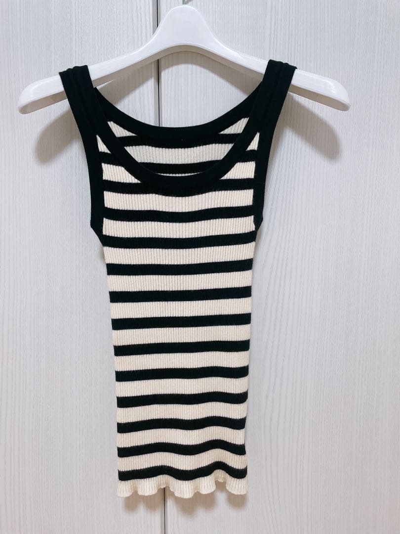 アルページュストーリー ボーダータンク&新品シアーレースタンクタグ付