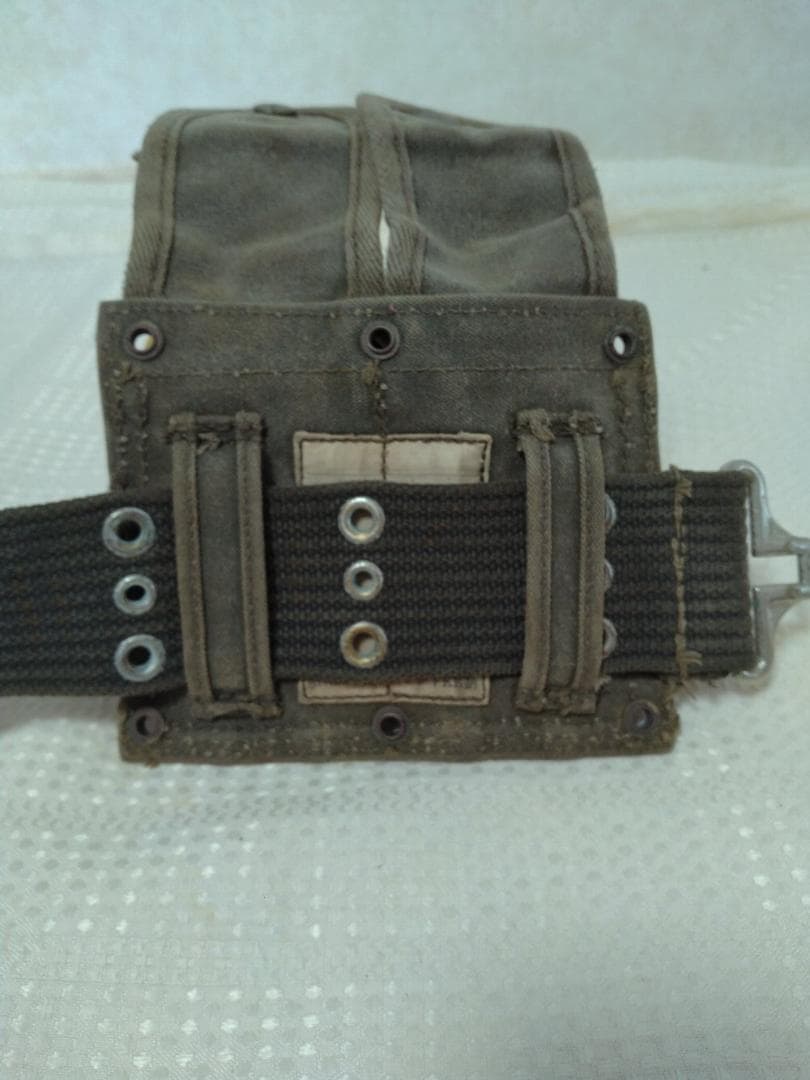 麦*様 自衛隊 M1小銃弾納マガジンポーチ官給品 昭和33年初期型M1ガーランド