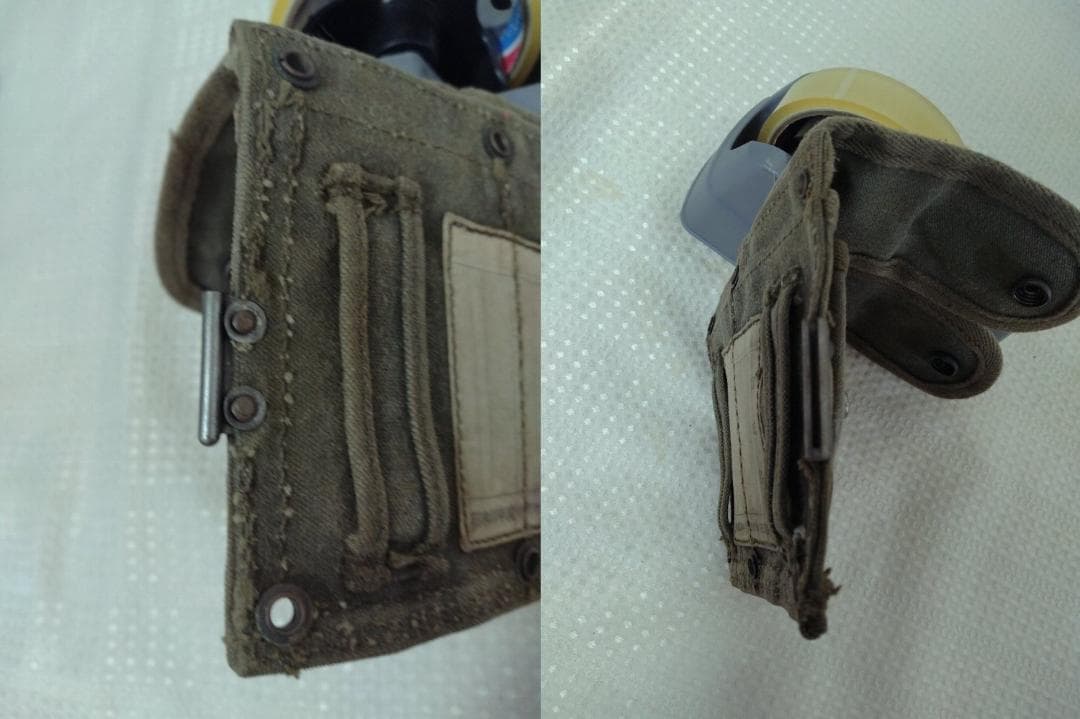 麦*様 自衛隊 M1小銃弾納マガジンポーチ官給品 昭和33年初期型M1ガーランド