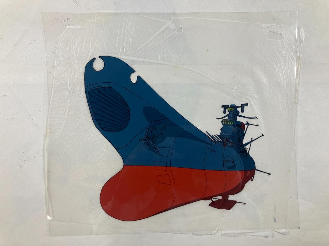 宇宙戦艦ヤマト　80年ファミリーシールカレンダー表紙のセル画及び実物カレンダー