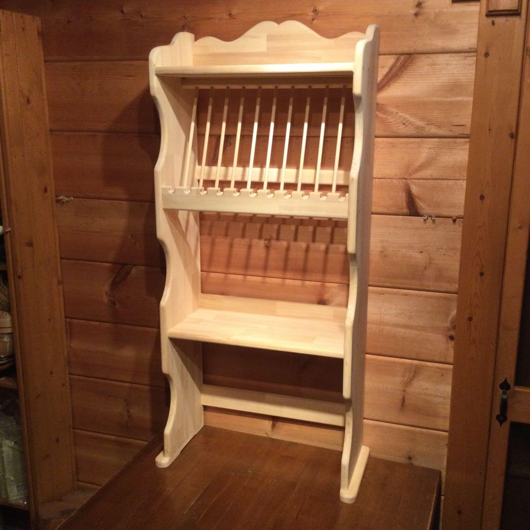 かのこさま専用ページ♡ ディッシュラック置き型　棚付き