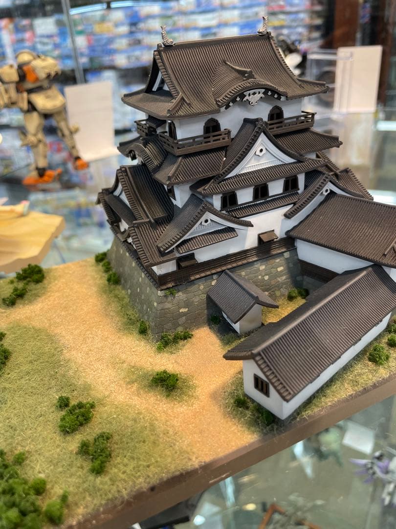 1/350 童友社 彦根城【完成塗装品】